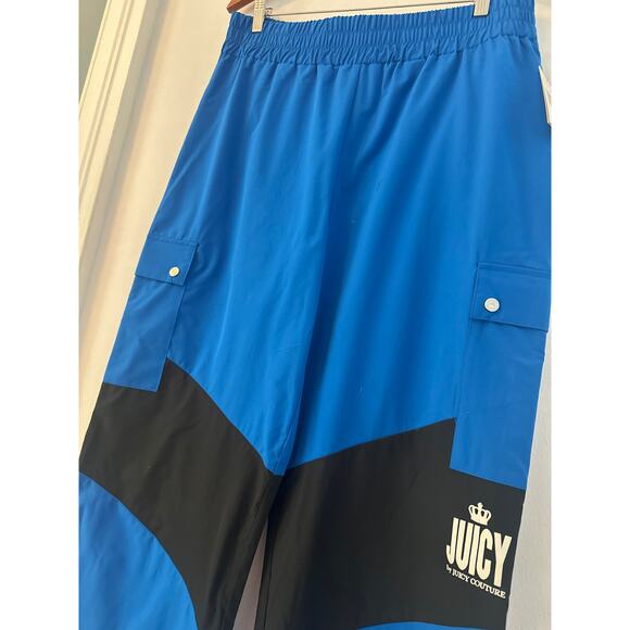 Juicy couture blue black baggy jogger pants NWT - Picture 5 of 9